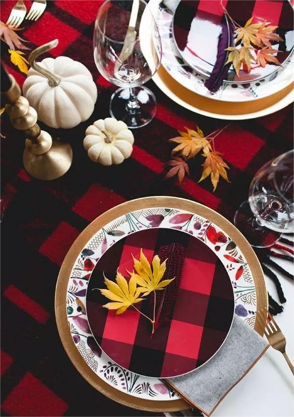 Flannel Thanksgiving Placemat