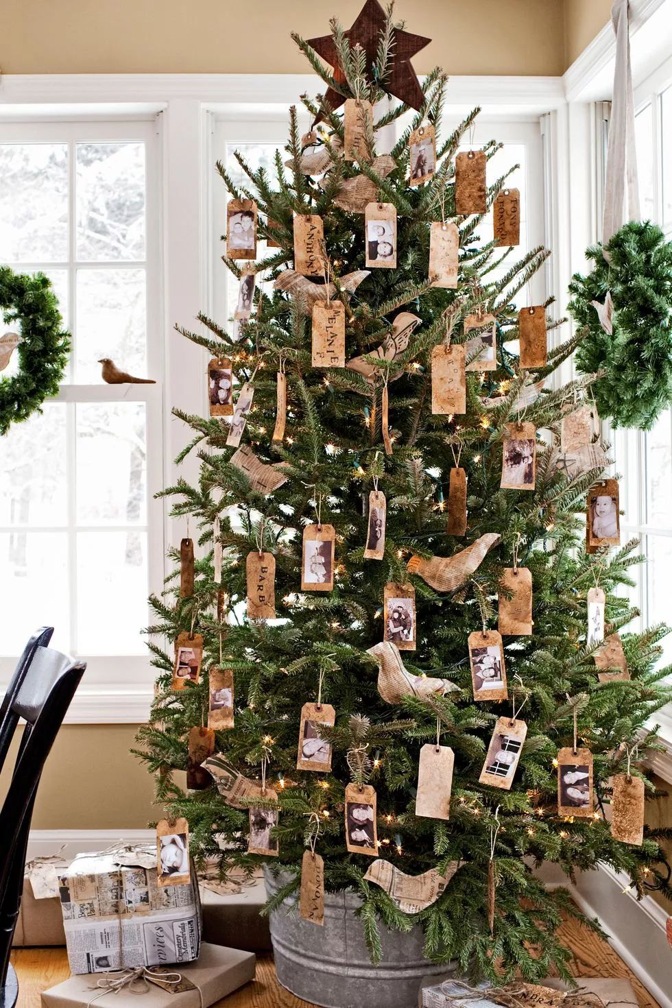 Photo Decorated Christmas Tree